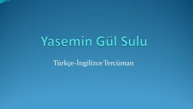 İngilizce-Türkçe tüm metinlerinizi çeviririm