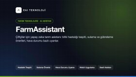 FarmAssistant - Yapay Zeka Destekli Tarım Asistanı