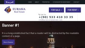 Eurasia Real Estate Web Sitesi