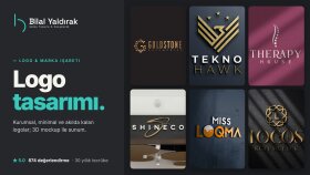 sizin için profesyonel logo tasarımı yapabilirim