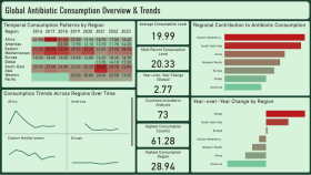 Power BI ile Global Antibiyotik Tüketimi(WHO) Dashboardu