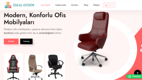İdeal Ofisim Firmasının Web Sitesini Tasarladım.