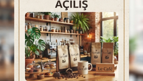 Le Cafe Broşür Tasarımı