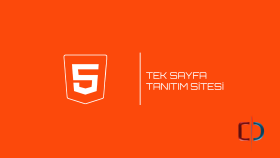 Tek Sayfalık Tanıtım Sitesi