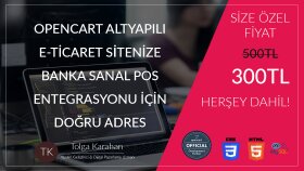 Opencart Banka Sanal POS Kurulumu