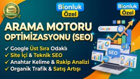 web siteniz için kapsamlı site içi SEO çalışması yaparım