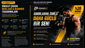 Marka Özel Reklam ve Banner Örnek Tasarımımız