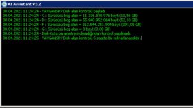 Server disk kotası kontrol ve e-mail gönderme yazılımı