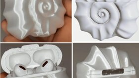 Deniz Kabuğu AirPods Kılıfı – Fonksiyonel 3D Baskı Tasarımı
