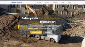 Hafriyat ve Nakliye Firması Web Sitesi | Tek Sayfa
