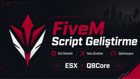 FiveM sunucunuz için özel script geliştiririm