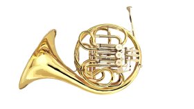 French Horn Vektörel Çizim 2