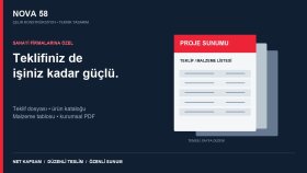 sanayi firmanız için teklif ve ürün kataloğu hazırlarım