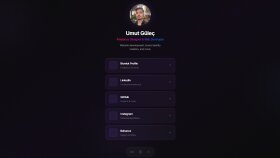 modern ve premium link sayfası tasarlarım