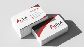 Aura Dijital Kartvizit Tasarımı