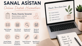 sanal işlerde düzenli destek sağlarım