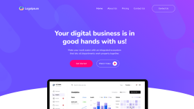 React.JS Landing Page 