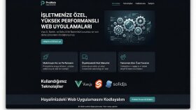 Modern Kurumsal Web Arayüzü