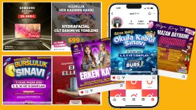 dikkat çekici sosyal medya içerikleri tasarlıyorum