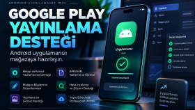 uygulamanızı Google Play'de  yayınlamanıza yardımcı olurum