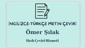 istediğiniz konuda çeviri yapabilirim