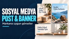 sosyal medya post ve banner tasarımı yaparım