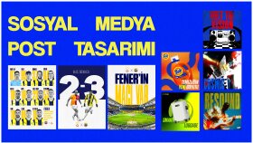 sosyal medya için özgün ve modern post tasarımları yaparım