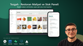  Tezgah - Restoran Gıda Maliyeti ve Stok Takip Paneli