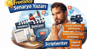 yaratıcı senaryo ve özgün reklam metinleri yazabilirim