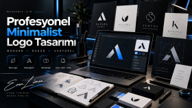 markanıza özel modern ve minimalist logo tasarlarım
