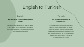 NYT Haber Çevirisi