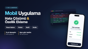 iOS ve Android uygulamanızda hata çözer ve özellik eklerim