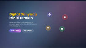 modern web siteleri geliştiriyorum