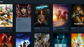 Modern Film Tanıtım Web Sitesi UI & Frontend Geliştirme