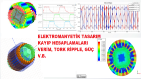 elektrik makinalarının elektromanyetik tasarımını yaparım