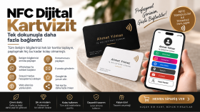 NFC özellikli dijital kartvizitinizi hazırlayabilirim