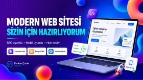 modern ve SEO uyumlu web sitesi yapabilirim