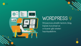 WordPress ile tanıtım, e-ticaret vb siteler hazırlayabilirim