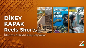 Reels ve Shorts için sinematik dikey kapaklar tasarlarım