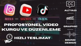 reels tiktok ve shorts videolarınızı editleyebilirim