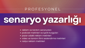 yaratıcı senaryo ve özgün reklam metinleri yazabilirim