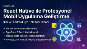 React Native  ile size istediğiniz uygulamayı yapabilirim