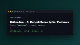 ReiAkademi - AI Destekli Online Eğitim Platformu