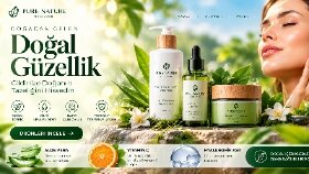 Cilt bakım ürünü için reklam tasarımı