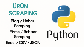 istediğiniz web sitesinden Python ile veri toplarım