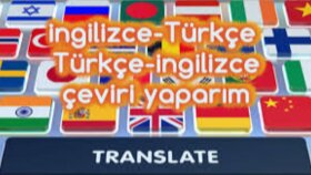 İngilizce Türkçe Türkçe İngilizce çeviri hizmeti veriyorum
