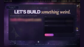 Sıfırdan Kodlanmış İnteraktif Konsept Temalı Kişisel Site