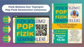Pop Fizik Seminerleri Tasarımları