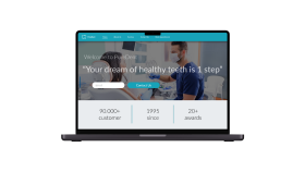 PureDent Website UI design