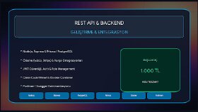 Node.js ve Express ile REST API ve backend yazarım